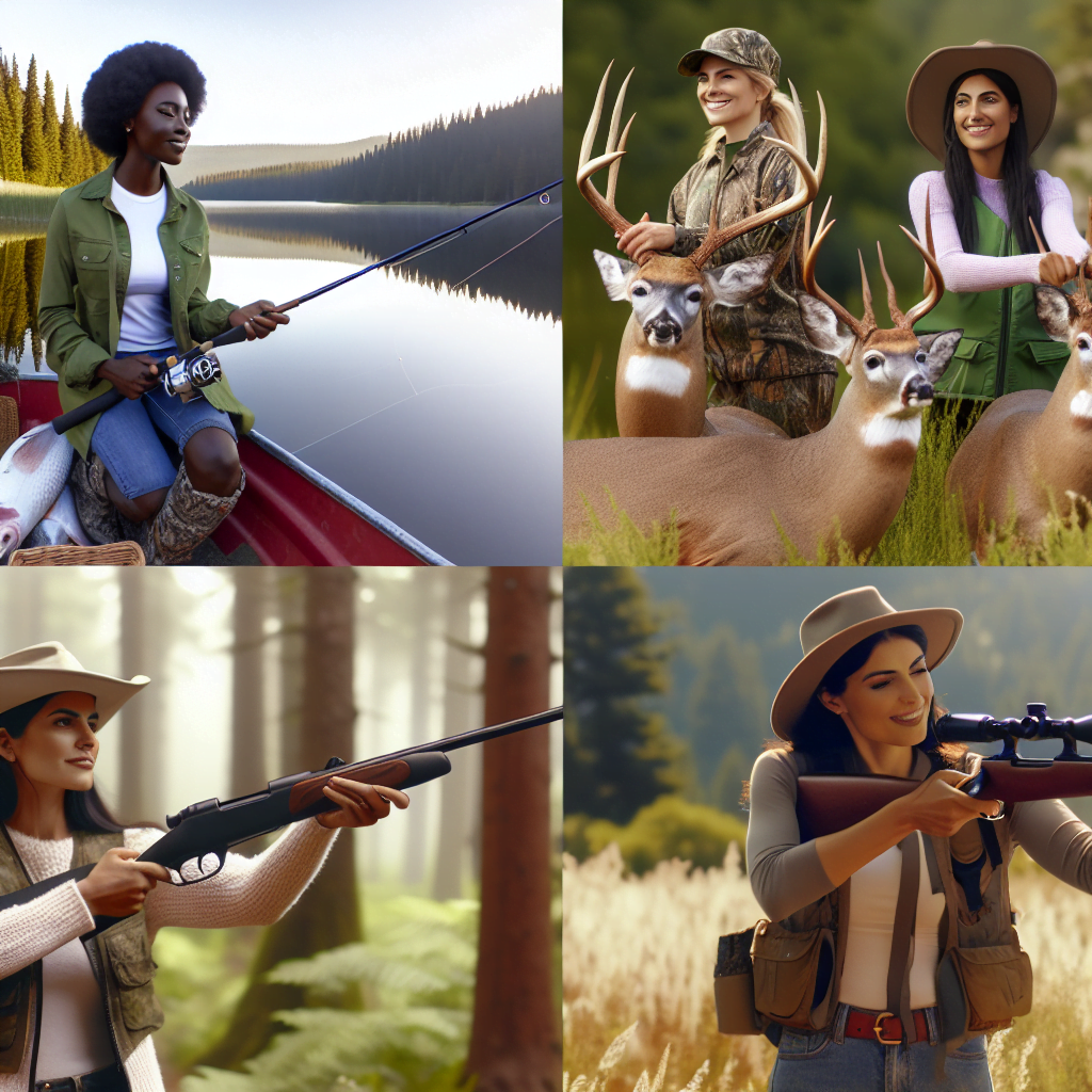 Where Women Learn to Hunt, Fish and Field-Dress a Deer, Among Women