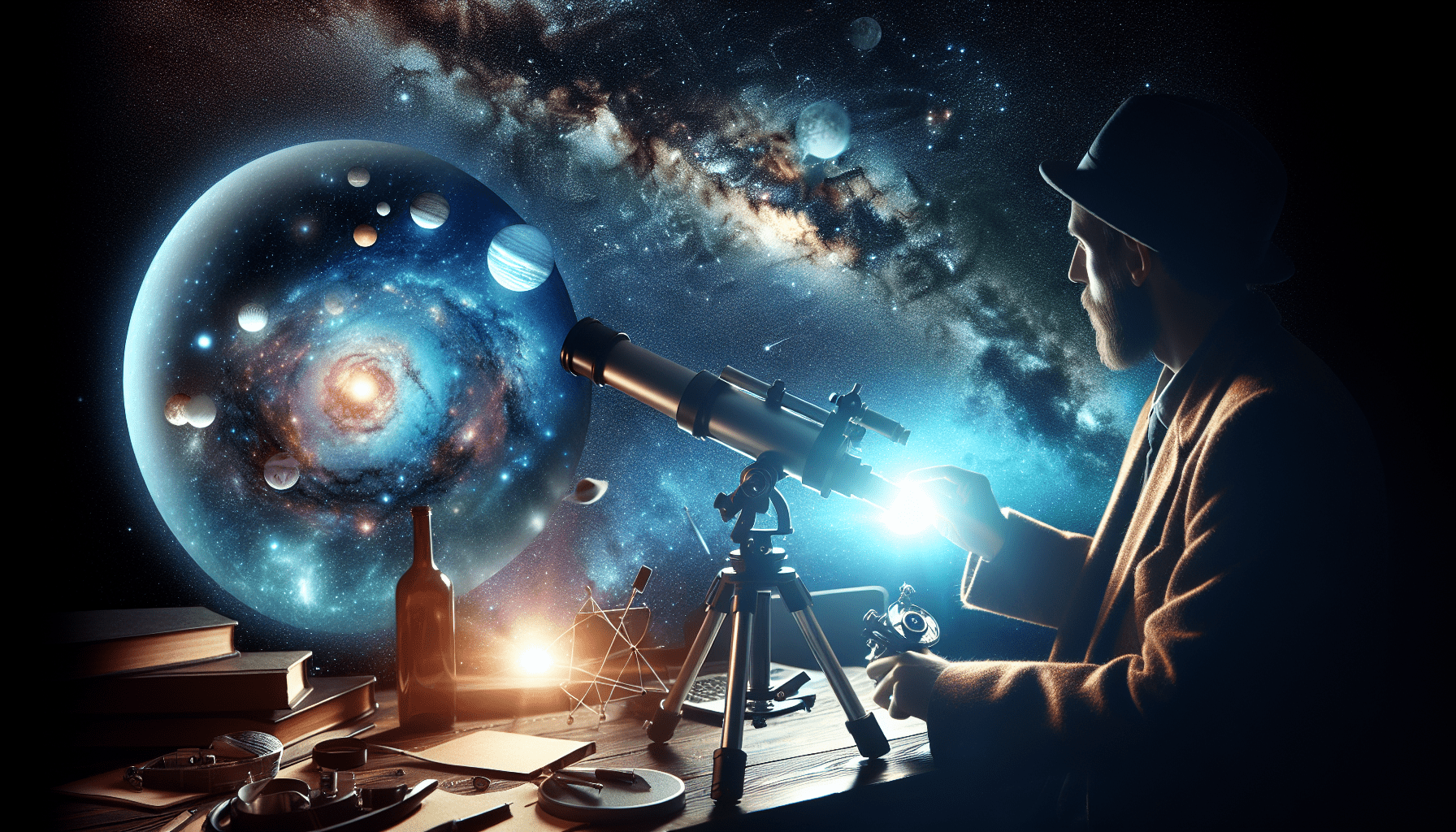 Exploring the Night Sky with a Telescope